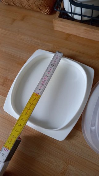 Porta formaggio Tupperware bianco