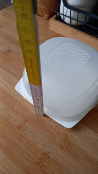 Porta formaggio Tupperware bianco