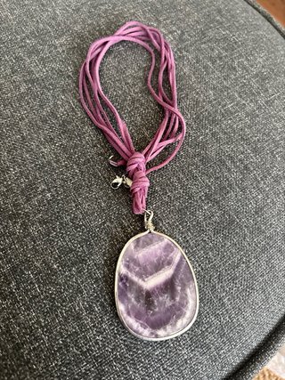 Colgante ágata morada