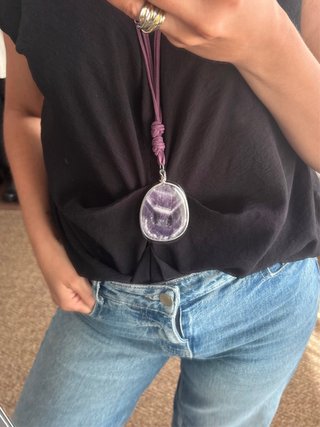 Colgante ágata morada