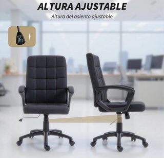 Silla de Oficina Giratoria Ajustable