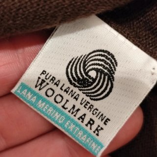 Cardigan Marrone Lana Merino