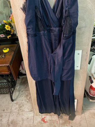 Kimono Zara Talla Única Azul