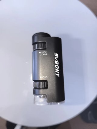 Microscopio SVBONY 60X Bolsillo LED