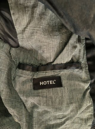 Giubbotto Uomo Hotel L Stile Biker Nero