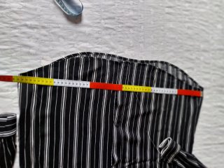 Camicia H&M donna righe bianche manica lunga