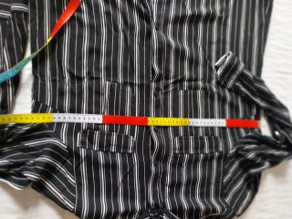Camicia H&M donna righe bianche manica lunga