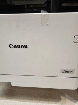 Stampante laser multifunzione Canon bianca