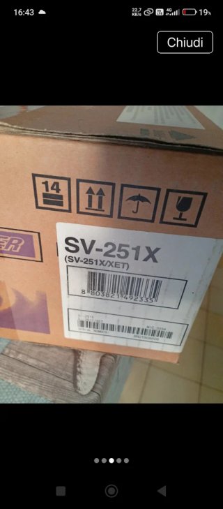 Videoregistratore Samsung SV-251X VHS Nuovo Sigill