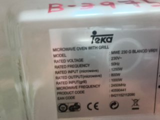 Microondas Teka MWE 230 G Blanco