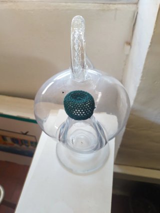 Botijo de cristal antiguo