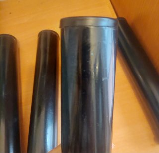 4 Patas somier o base tapizada negras