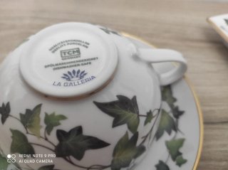 Set Tazza con piattino porcellana