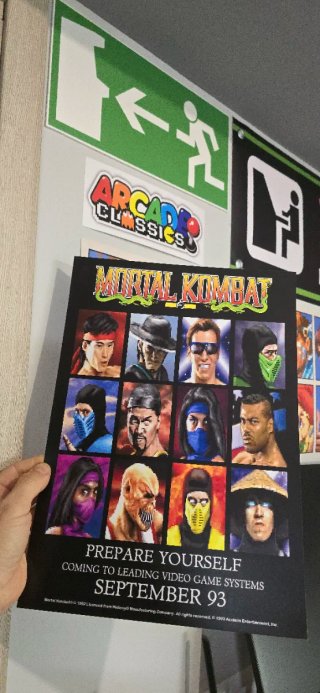 Poster A3 Mortal Kombat