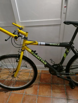 Bicicleta Montaña Amarilla