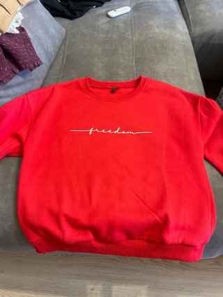 Sudadera Roja Freedom Talla Única
