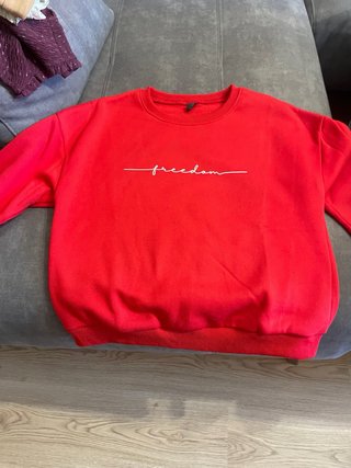 Sudadera Roja Freedom Talla Única