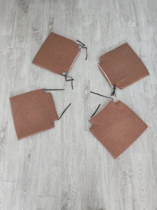 4 Cojines Silla Ikea Marrón