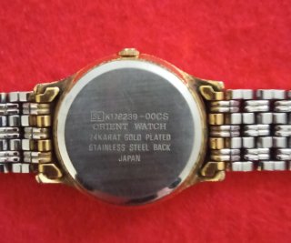 Reloj Orient Chapado Oro Mujer