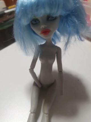 Muñeca Monster High pelo azul