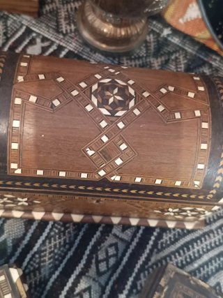 Lote de 3 Cajas de Madera Marquetería