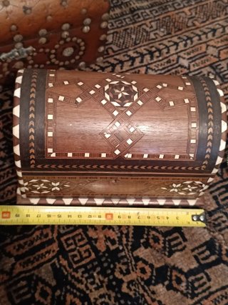 Lote de 3 Cajas de Madera Marquetería