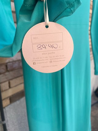 Vestido NUEVO de invitada de Elsa Puche color aqua