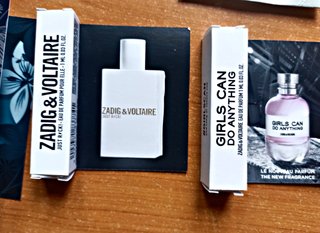 Lote 8 perfumes: Zadig, Cacharel, Boucheron, Prada