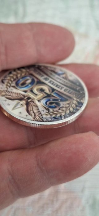 Moneta commemorativa 250° Anniversario USA