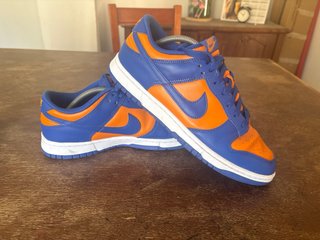 Zapatillas Nike Dunk Low Azul Naranja