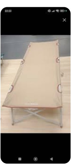 Cama plegable Quechua 190x65 cm