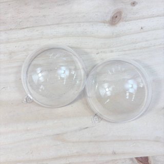 CIRULLI 22 Bolas Acrílicas Transparentes 8CM