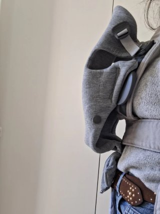 Mochila Portabebés BabyBjörn Mini Gris