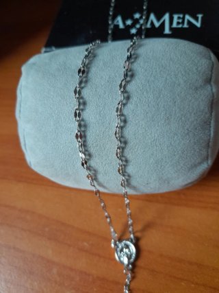 Collana Argentata con Croce