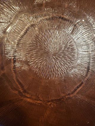 Fuentes de cristal decoradas