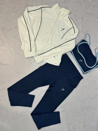 Conjunto Gymshark Azul Marino