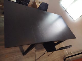Conjunto Mesa extensible+aux. abatible+mueble tv