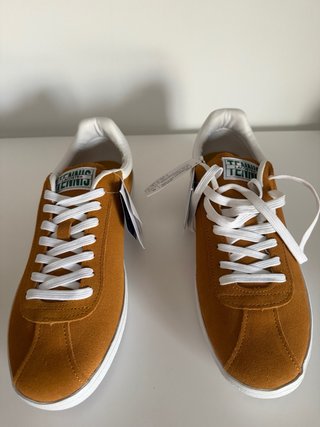 Zapatillas Lacoste Hombre Talla 42 marron/mostaza