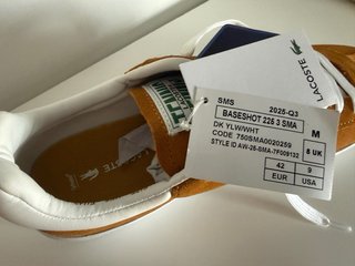 Zapatillas Lacoste Hombre Talla 42 marron/mostaza