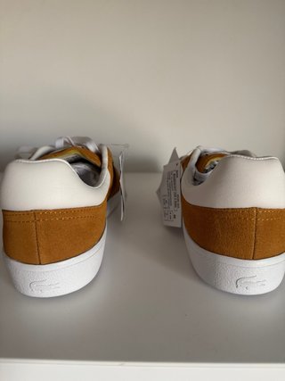 Zapatillas Lacoste Hombre Talla 42 marron/mostaza
