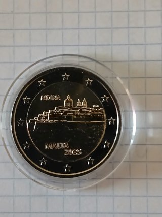 Malta 2025 Mdina Moneda Conmemorativa
