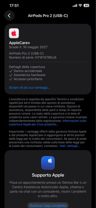 Airpods Pro Originali Apple Bianchi