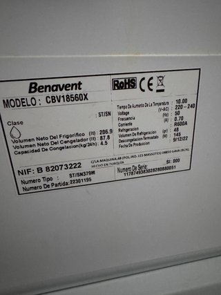 Nevera y Lavadora Electrolux 9 kg perfecto estado
