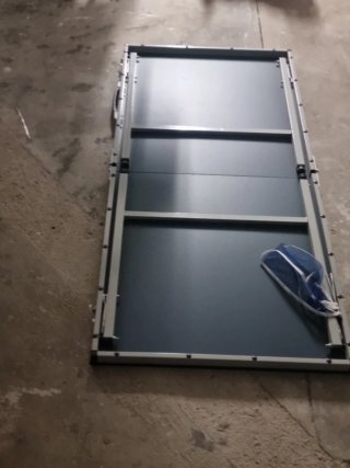 Mesa de ping pong plegable portatil