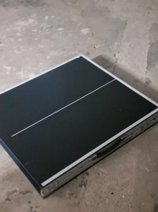 Mesa de ping pong plegable portatil