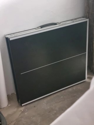 Mesa de ping pong plegable portatil