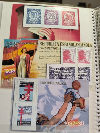 Colección Sellos La Guerra Civil Española