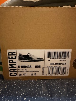 Zapatillas Camper grises y blancas