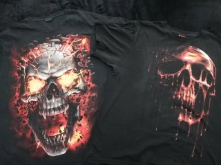 Camisetas Gráficas Calavera