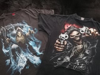 Camisetas Gráficas Calavera